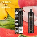 VNSN Quake 10000 Puffs Disposable Vape, Rechargeable- Peach Mango Watermelon