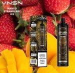 VNSN Quake 10000 Puffs Disposable Vape, Rechargeable- Mango Strawberry Ice