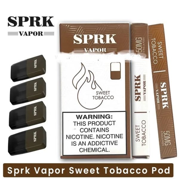 SPRK Vapor Basic Replacement Pods- Sweet Tobacco