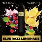 Hey Lola 4500 Puffs Disposable 2% (20mg)- Blue Razz Lemonade