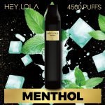 Hey Lola 4500 Puffs Disposable 2% (20mg)- Menthol