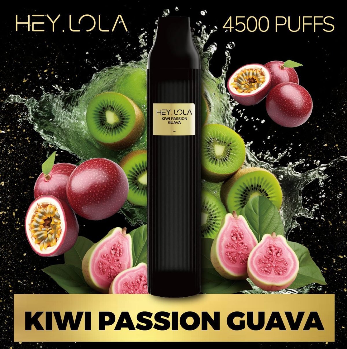 Hey Lola 4500 Puffs Disposable 2% (20mg)- Kiwi Passion Guava