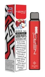 Nerd Square 5000 Puffs 2% Disposable Vape- Red Apple Ice