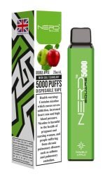 Nerd Square 5000 Puffs 2% Disposable Vape- Double Apple