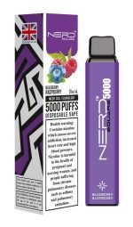 Nerd Square 5000 Puffs 2% Disposable Vape- Blueberry Raspberry