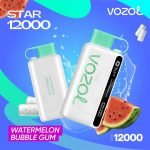 Vozol Star 12000 Puffs Disposable Vape- Watermelon Bubble Gum