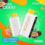 Vozol Star 12000 Puffs Disposable Vape- Kiwi Passion Fruit Guava