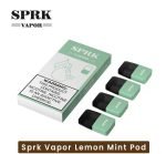 SPRK Vapor Basic Replacement Pods- Lemon Mint