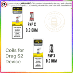 Voopoo PnP X Coils For Drag X2 And S2 Vape Kits