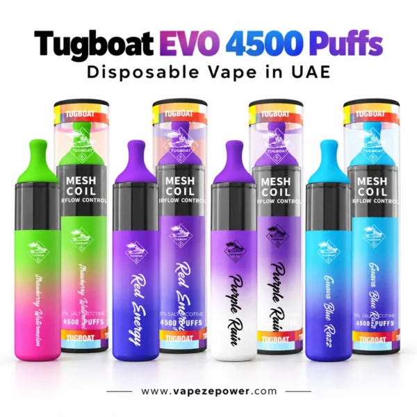 Tugboat EVO 4500 Puffs disposable vapes in uae