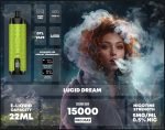 Al Fakher Crown Bar 15000 Puffs Pro Max Disposable Vape- Lucid Dream