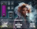 Al Fakher Crown Bar 15000 Puffs Pro Max Disposable Vape- Magic Love