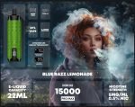 Al Fakher Crown Bar 15000 Puffs Pro Max Disposable Vape- Blue Razz Lemonade