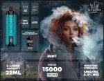 Al Fakher Crown Bar 15000 Puffs Pro Max Disposable Vape- Mint