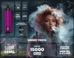 Al Fakher Crown Bar 15000 Puffs Pro Max Disposable Vape- Cherry Fiesta