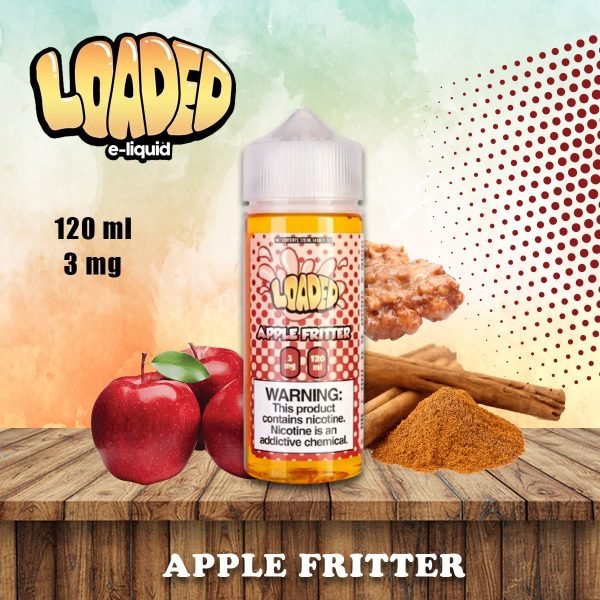 Loaded 120ml E-Liquid 3mg- Apple Fritter