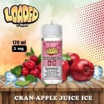 Loaded 120ml E-Liquid 3mg- Cran Apple Juice Ice