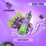 Tugboat EVO Pro 15000 Puffs Disposable Vape- Grape Berry