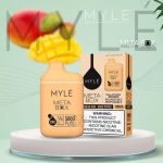 Myle Meta Box 5000 Puffs Disposable Vape 5% nicotine rechargeable- Malaysian Mango