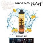 R&M ShiSha Beast 20000 Puffs Disposable Vape- Mango Ice