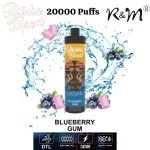 R&M ShiSha Beast 20000 Puffs Disposable Vape- Blueberry Gum