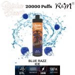 R&M ShiSha Beast 20000 Puffs Disposable Vape- Bluerazz Ice