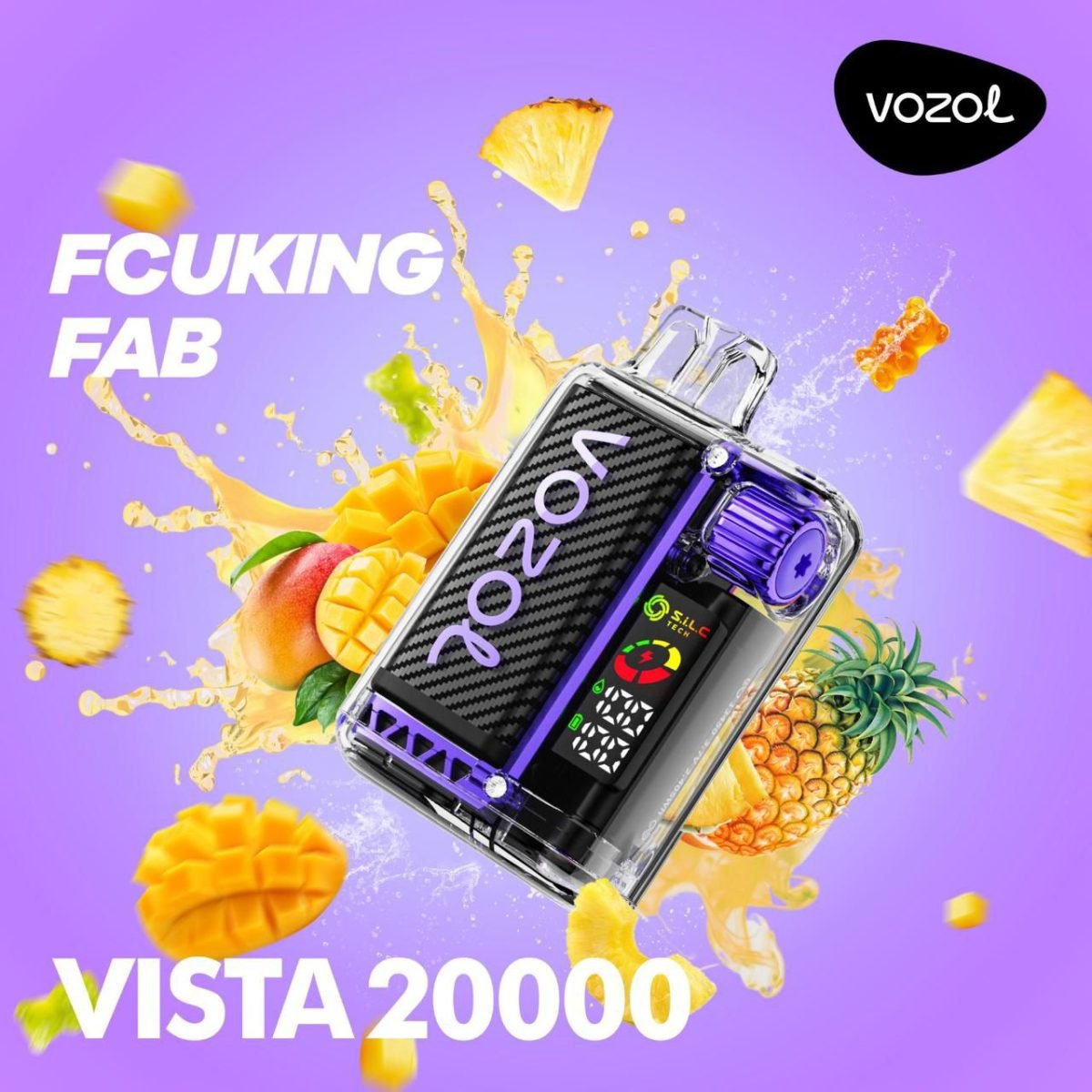 Vozol Vista 20000 Puffs Disposable Vape Rechargeable- FCUKING FAB