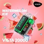 Vozol Vista 20000 Puffs Disposable Vape Rechargeable- Watermelon Ice