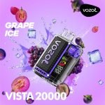 Vozol Vista 20000 Puffs Disposable Vape Rechargeable- Grape Ice