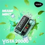 Vozol Vista 20000 Puffs Disposable Vape Rechargeable- Miami Mint