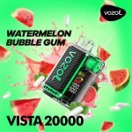 Vozol Vista 20000 Puffs Disposable Vape Rechargeable- Watermelon Bubblegum