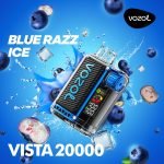 Vozol Vista 20000 Puffs Disposable Vape Rechargeable- Blue Razz Ice