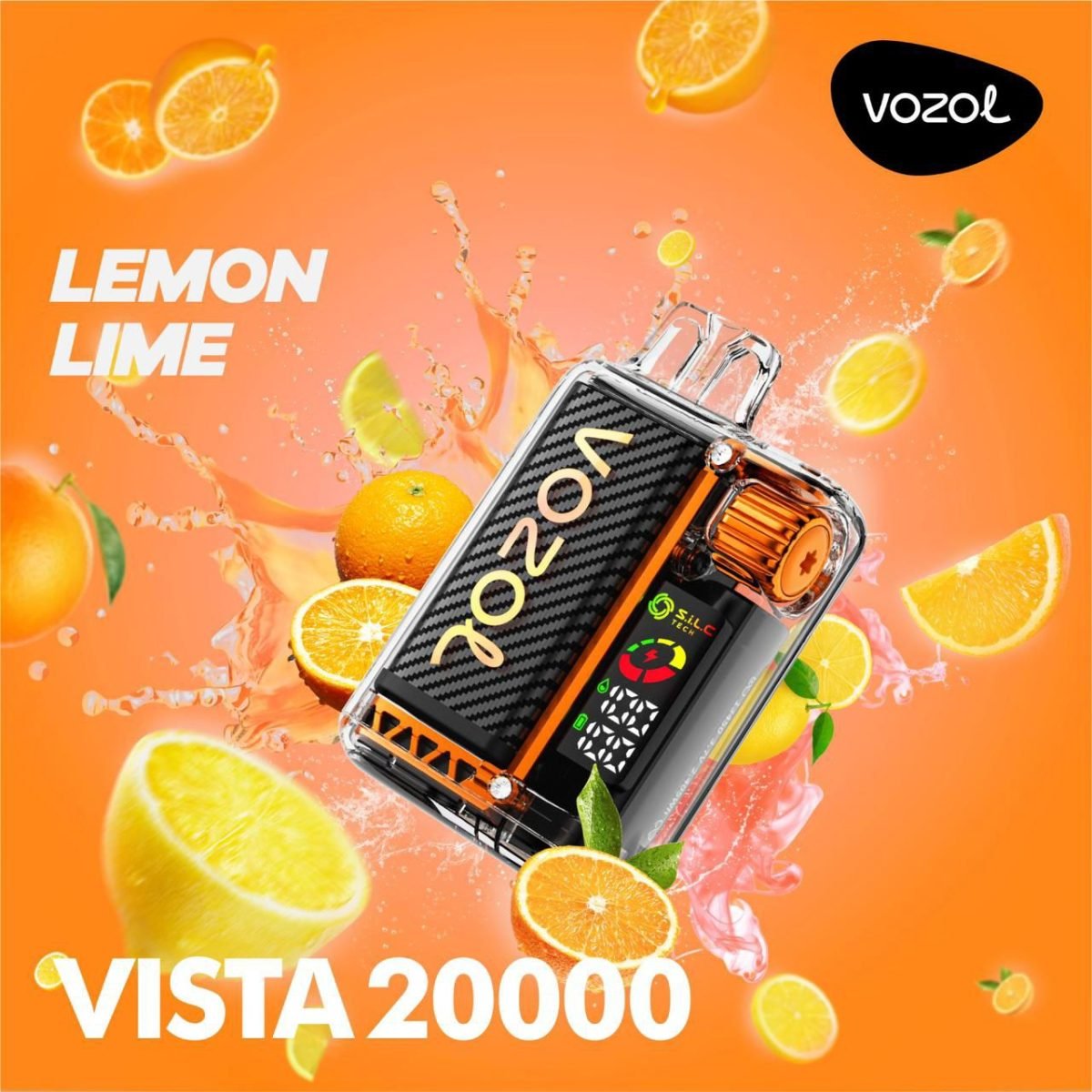 Vozol Vista 20000 Puffs Disposable Vape Rechargeable- Lemon Lime