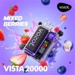 Vozol Vista 20000 Puffs Disposable Vape Rechargeable- Mixed Berries