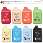 Myle Meta Box 5000 Puffs Disposable Vape 5% nicotine rechargeable