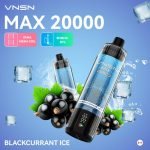 VNSN Max Shisha 20000 Puffs Disposable Vape- Blackcurrant Ice