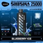 Vozol Gear Shisha 25000 Puffs Disposable Vape- Blueberry Ice