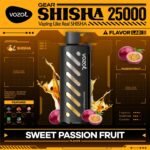 Vozol Gear Shisha 25000 Puffs Disposable Vape- Sweet Passion Fruit