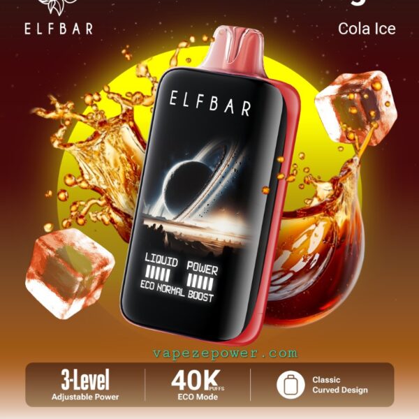 Elfbar Moonlight 40000 Puffs Disposable Vape Cola Ice