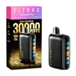 Elfbar Raya D3 Pro 30000 Puffs Disposable Vape Grape Ice