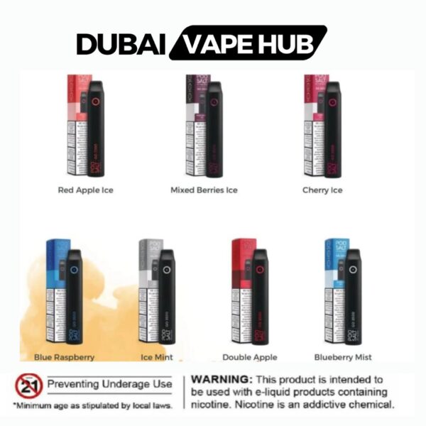 Pod Salt Go 3500 Puffs Disposable Vape in Dubai UAE