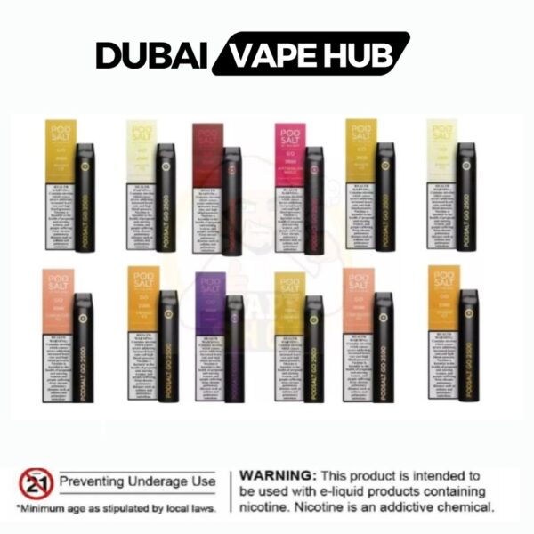 Pod Salt Go Disposable Vape 2500 Puffs In Dubai UAE
