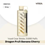 Vozol Gear Shisha 25000 Puffs Dragon Fruit Banana Cherry in Dubai UAE