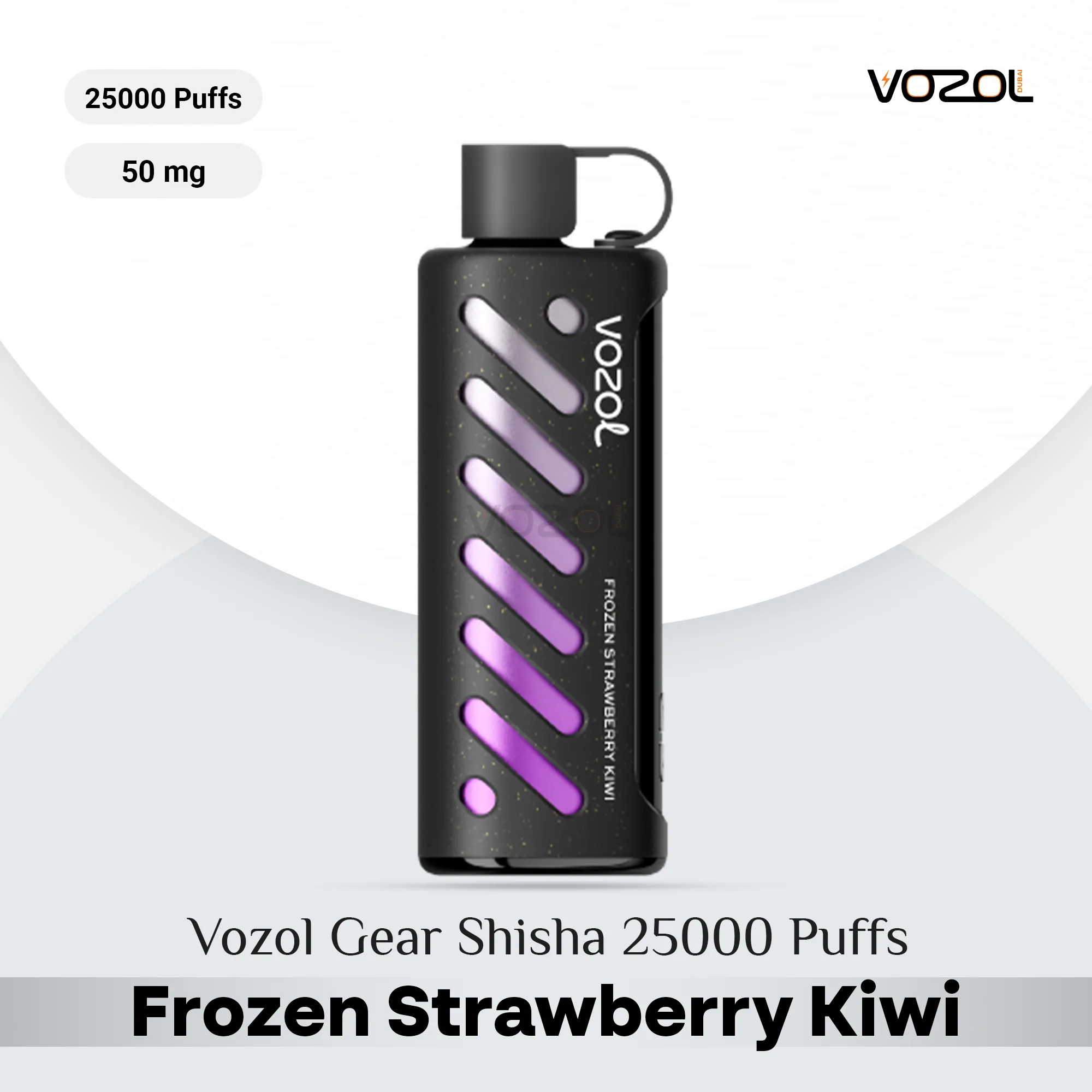 Vozol-Gear-Shisha-25000-Puffs-Frozen-Strawberry-Kiwi.webp Vozol Gear Shisha 25000 Puffs Frozen Strawberry Kiwi in Dubai UAE - Image 1