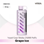 Vozol Gear Shisha 25000 Puffs Grape Ice in Dubai UAE