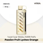 Vozol Gear Shisha 25000 Puffs Passion Fruit Lychee Orange in Dubai UAE