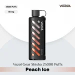 Vozol Gear Shisha 25000 Puffs Peach Ice in Dubai UAE