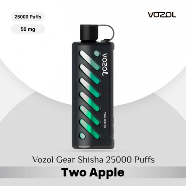 Vozol Gear Shisha 25000 Puffs Two Apples in Dubai UAE