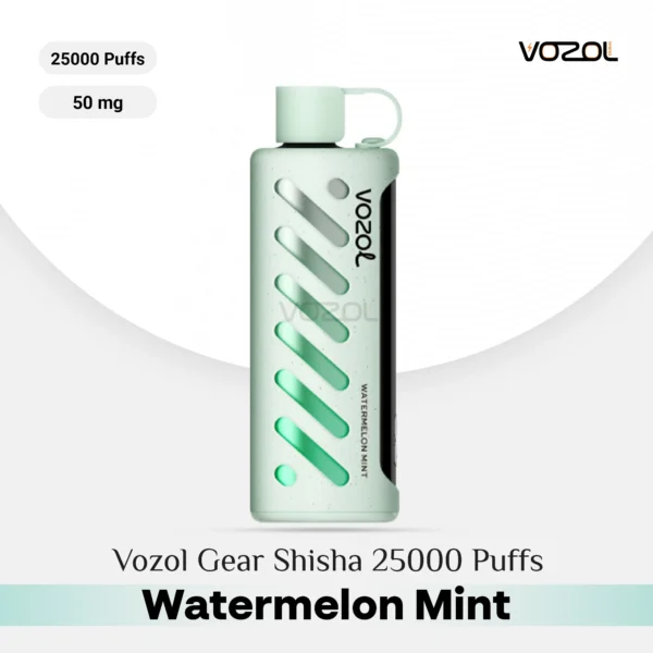 Vozol Gear Shisha 25000 Puffs Watermelon Mint in Dubai UAE