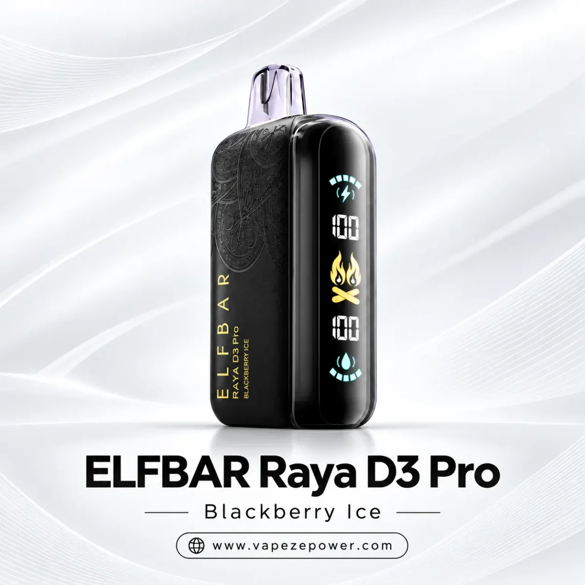 ELFBAR Raya D3 Pro 30000 Puffs Blackberry Ice disposable vape